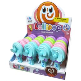 24 pieces Candy Hand Action Fan - Electric Fans
