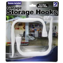 12 pieces 5.5" X 5" 2 Pack Jumbo Garage Hooks With Hardware - Hooks