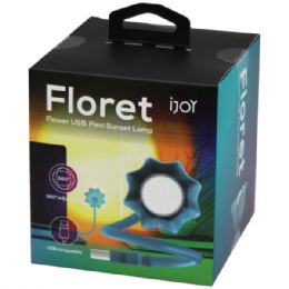12 pieces Ijoy Floret Usb Flexi Sunset Lamp Light In Blue - Computer Accessories