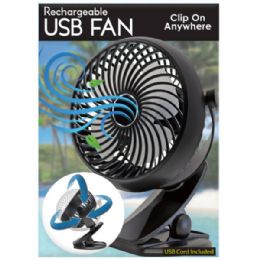 4 pieces Rechargeable Usb Operated Personal Desktop Fan - Electric Fans