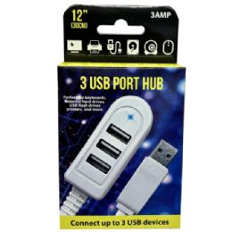 24 pieces 3-Port Usb Expander - Wires and Cables