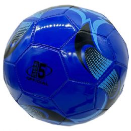 Size 5 Blue And Black Soccer Ball