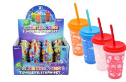 24 Pieces 3 Pack Color -Changing Cups ( Boys) - Plastic Drinkware
