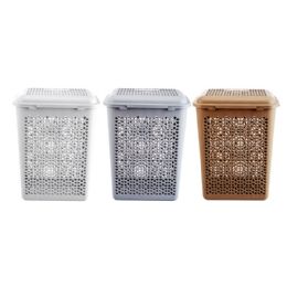 12 of 55l Plastic Laundry Basket Rect