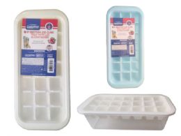 48 Pieces Ice Cube Tray With Container And Lid - Freezer Items