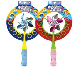 24 of 2 Piece Bubble Wand Windmill