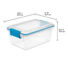 6 of 7.5qt Storage Box