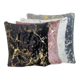 12 of Plush Golden Throw Pillow 18"x18"