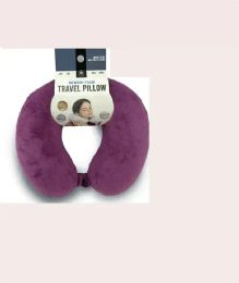 24 of Purple Travel Neck Pillow And Eye Mask Set