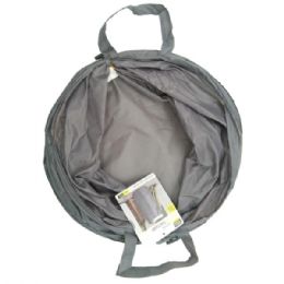 8 of 15" X 25" Round PoP-Up Hamper In Gray      