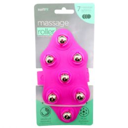 12 pieces Swift Fit Pink MultI-Purpose Diamond Shaped Massage Roller With 7 Spheres - Back Scratchers and Massagers