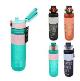 60 of 1000ml Frosted Sports Bottle