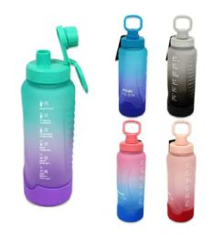 60 of 1000ml Frosted Sports Bottle