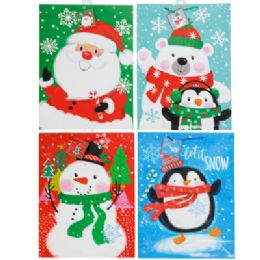 48 of Gift Bag Xl Christmas 4 Assorted 13 X 18 X 5 Playful Characters