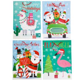 48 of Gift Bag Xl Christmas 4 Assorted 13 X 18 X 5 Whimsical Characters