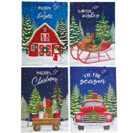 48 of Gift Bag Xl Christmas 4 Assorted 13 X 18 X 5 Traditional