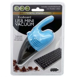 4 pieces Usb Powered Mini Crumb Catcher Keyboard Vacuum With 2 Attachments - Computer Accessories