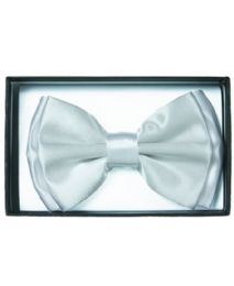 12 Wholesale Classic White Adult Bowtie