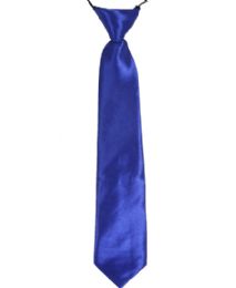 12 Wholesale Royal Blue Kid Necktie