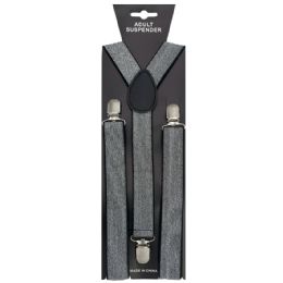 12 Pieces Glitter Black And White Suspender - Suspenders