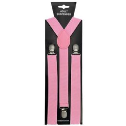 12 Pieces Light Pink Suspender - Suspenders