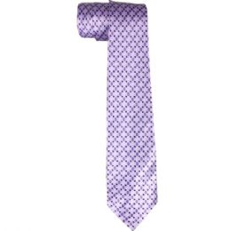 12 Wholesale Purple Dotted Wide Dress Tie