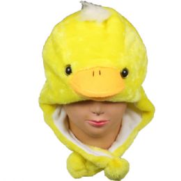 12 Pieces Cute Plush Duck Hats - Winter Animal Hats