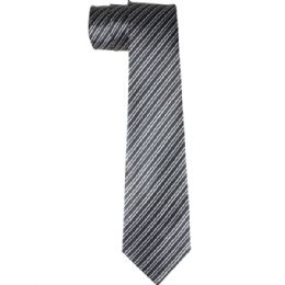 12 Wholesale Gray And White Dots Dress Tie