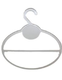 12 of Silver Color Scarf Hook