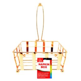 12 pieces Napkin Box Rose Gold - Napkin and Paper Towel Holders