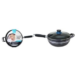 6 pieces 5.5qt NoN-Stick Saute Pan W/lid - Pots & Pans