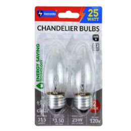 48 pieces 2pk E26 Clear Torpedo Bulb 25w - Lightbulbs