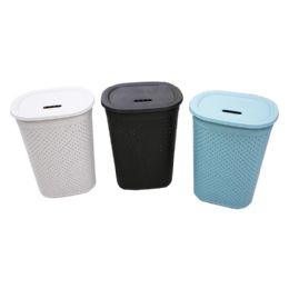 12 of 55l Plastic Laundry Basket With Lid