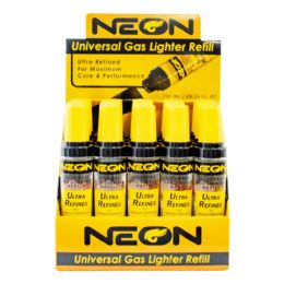 20 pieces 18ml Neon Butane Gas Refill Pdq - BBQ supplies