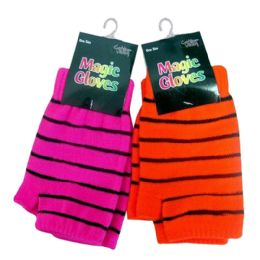 60 of Neon Strip Gloves