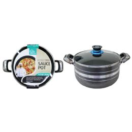 6 pieces .5qt Nonstick Sauce Pot W/lid - Pots & Pans