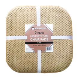 6 pieces 2pk Sand Memory Foam Chair Pads - Pillows