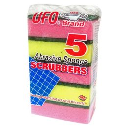 48 pieces 5pk Thick Sponge Scrubbers - Scouring Pads & Sponges
