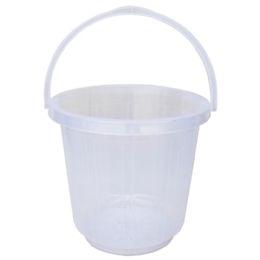 12 of 9qt/9000ml Plastic Bucket Clear