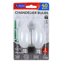 48 pieces 2pk E12 Frosted Torpedo Bulb 40w - Lightbulbs