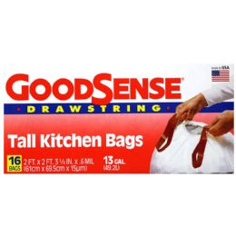 9 pieces 16ct 13gal Goodsense Tall Kitchen Bag - Garbage & Storage Bags