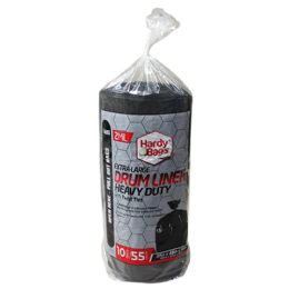 12 pieces 10ct Hardy Bag55gal Hevy Dty Drm Linr - Garbage & Storage Bags
