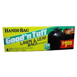 12 pieces 6ct 39gal Good N Tuff Lawn & Leaf Bag - Garbage & Storage Bags