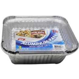 36 pieces 1 Lb Pan W/dome Lid 3pk - Pots & Pans
