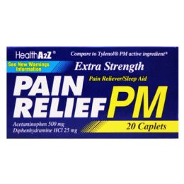 24 Wholesale 20ct 500mg Pain Relife Pm Cablets