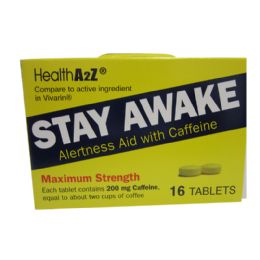 24 of 07684 Stay Awake 200gm Caffeine 16tab