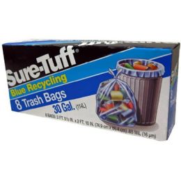 24 pieces Srtbft8 Blue 30g 8ct - Garbage & Storage Bags