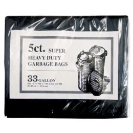 36 pieces 5ct Hardy Bag 33gal Heavy Duty Bag - Garbage & Storage Bags