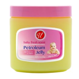 24 pieces 13oz Petroleum Jelly Baby Scent Pink - Baby Beauty & Care Items