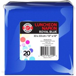 36 pieces 20ct 13"x13" R Blue Luncheon Napkin - Napkin and Paper Towel Holders